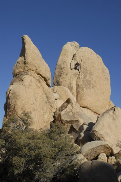 A climber enjoying the warm sun on a chilly day. My sweetheart used to practice technical climbing here with her friends when she was a teenager. © Lee Reeder