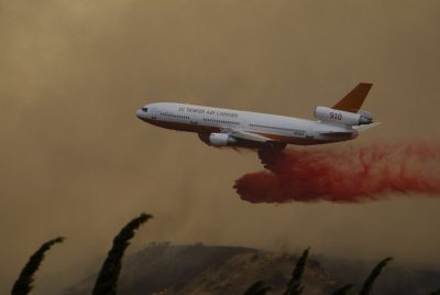 DC-10, Fire in Live Oak Canyon, August 2017. © Lee Reeder