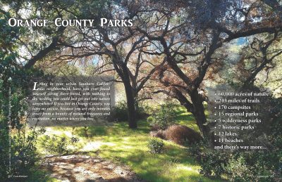 Opening spread for parks article